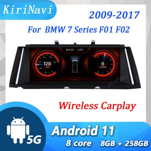 KiriNavi 10.25" Android 10 Auto Radio Automotivo For BMW 7 Series F01 F02 Car DVD Multimedia Player GPS Navigation 4G 2009-2017