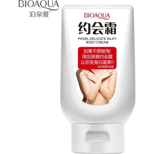 BIOAQUA 180ml Pearl Delicate Silky Whole Body Cream Concealer Moisturizing whitening Personal Body Care Cream Lady Face Care