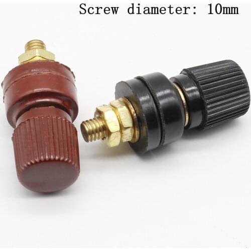 M10 copper terminal 10mm voltage regulator welding machine terminal copper high current terminal