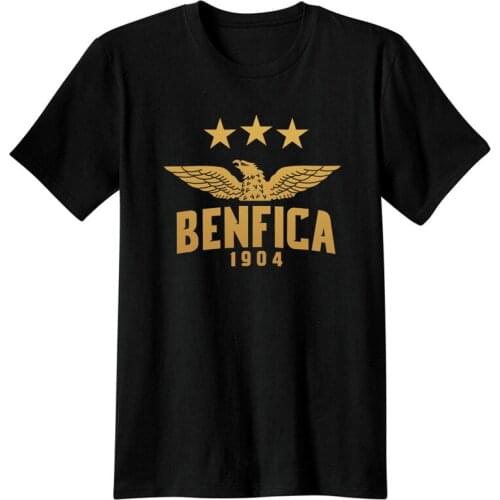 Men Tees Tops Casual Apparel Benfica Portugal T-Shirts Fashion BLACK RED T Shirts men new summer short sleeve drop shipping