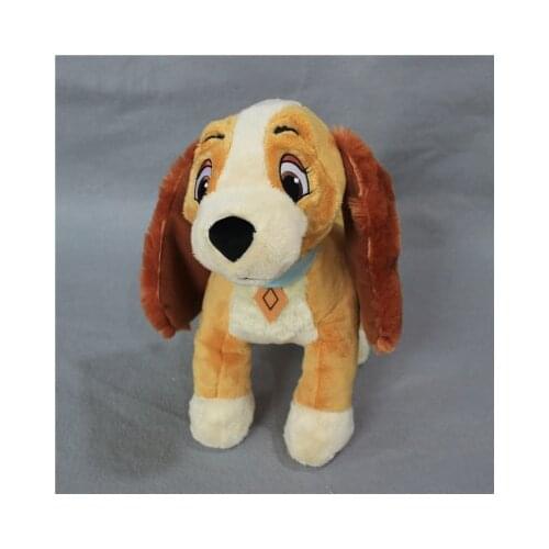Original Disney Cartoon Movie High Quality Lady And The Tramp Cartoon Dog Plush Toy Dolls 30cm Birthday Toy Girlfriend Gift