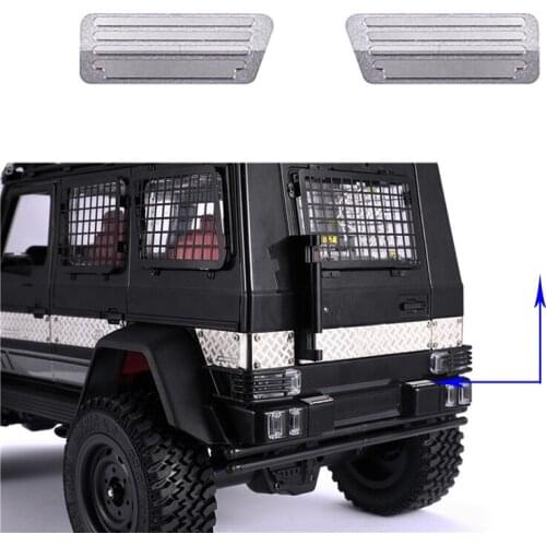 DJC Metal Shell Rear Bumper Pedal For 1/12 Scale Mangniu G500 Decorative Sheet RC Car Accessories