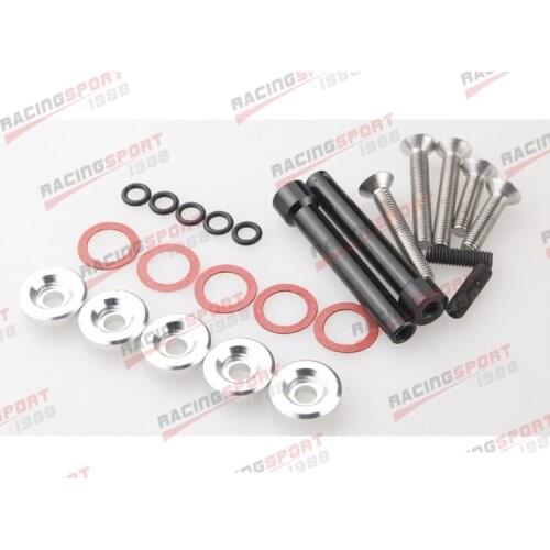 SILVER Valve Cover Washers For D-Series D16 D16Y H-onda C-ivic 5 PACK