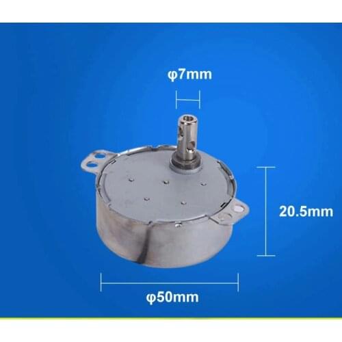 TDY50 non-oriented permanent magnet synchronous gear motor 220V 4W 0.8/1.8/2.5/5/10/15/30 RPM 49KTYZ small motor