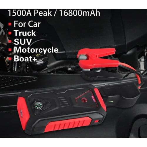 TM26 16800mAh 12V Truck Car Jump Starter Portable USB Power Bank Charger