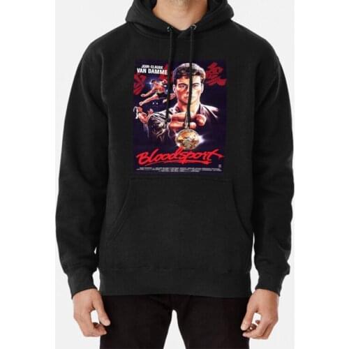 Bloodsport Hoodie Jean Claude Van Damme Bloodsport Kumite Kickboxer Karate