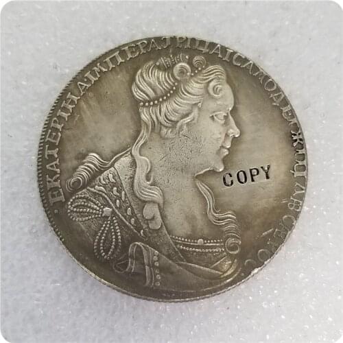 Tpye #3: 1 ROUBLE 1727 RUSSIA Coin COPY commemorative coins-replica coins medal coins collectibles