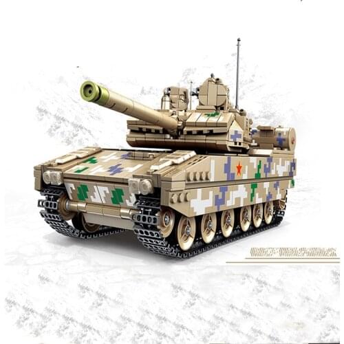 Military Series World war Chinese Army Type 15 Light Tank DIY Model Building Blocks Bricks Toys Gifts