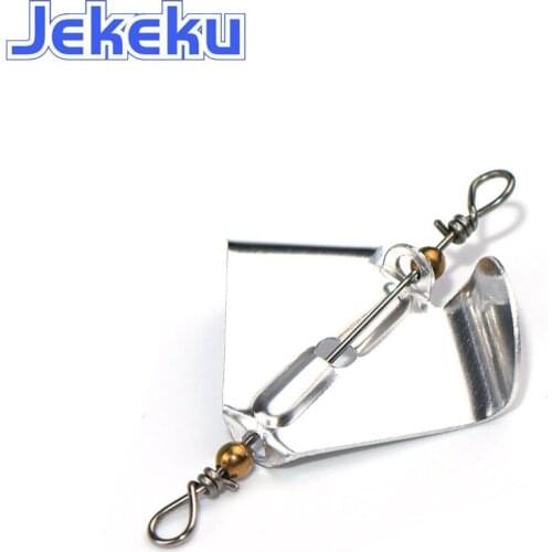 JEKEKU 10pcs Rotating Propeller Spinner Bait VIB Popper Use Spoon 1.1g 2.2g Metal Hard Lure Artificial Striped bass Black Fish