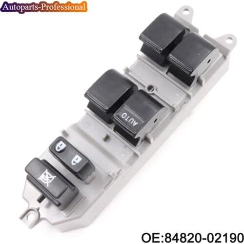 84820-02190 8482002190 Power Window Switch For Toyota Corolla Camry YARIS RAV 4 Front Left