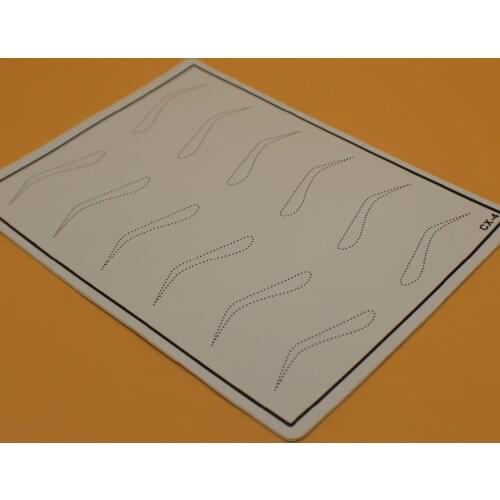 10PCS Permanent Makeup Eyebrow Tattoo Practice Skin for Beginners Permanent Makeup tattoo practice