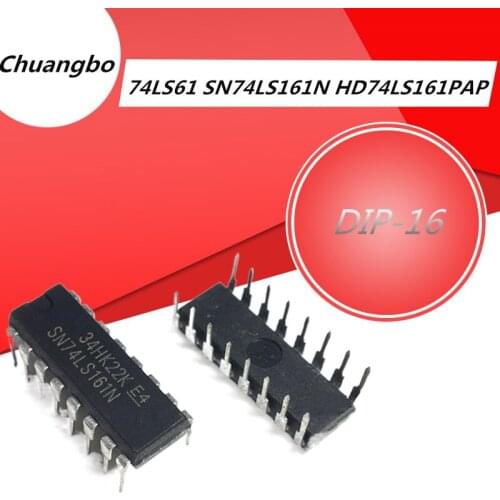 10pcs SN74LS161N 74LS161 DIP SN74LS157N SN74LS151N HD74LS161AP DIP-16 SN74LS163AN SN74LS164N SN74LS166N SN74LS163N 74LS164