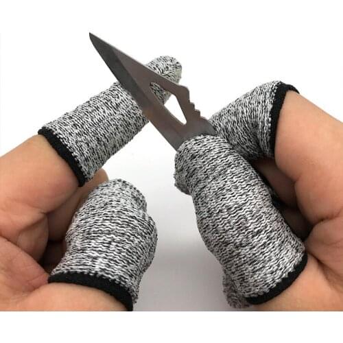 10PCS 15 Needle 5 Grade Anti-Cutting Finger Cover, Thumb Knife Picker Finger Cover, Anti-Cutting Protection