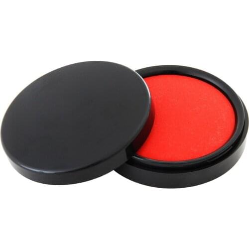 9869 quick drying printing pad waterproof and wear resistant instant printing instant drying 60 red financial office supplies