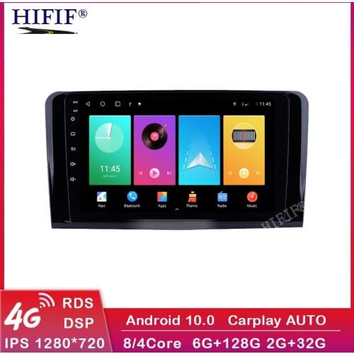 For Mercedes Benz ML GL ML350 GL320 X164 2005 - 2009 Car Radio Multimedia Video Player Navigation stereo GPS Android 10 No 2din