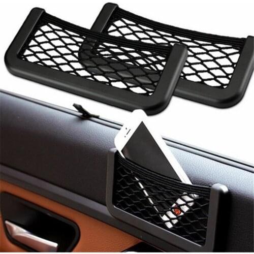 Car Wall Net Storage Bag Pocket Cellphone Holder Viechle Door Organizer for iPhone 5 5S 6 6 Plus Samsung LG