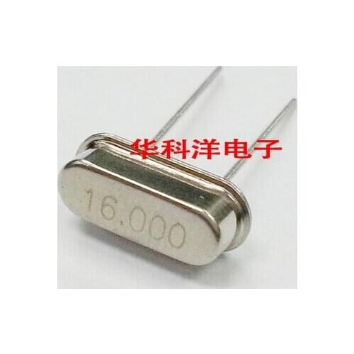 Free Shipping Cheap 100PCS 49s HC-49S 16MHZ 16 MHZ DIP-2 Passive crystal Quartz Crystal, Crystal Resonator Quality assrance