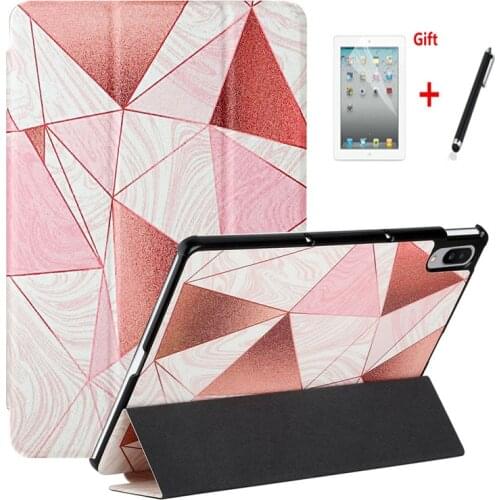 Case For Lenovo Tab P11 Pro 11.5 inch J706F PU Leather tablet Protective Smart Magnetic Shockproof Stand Cover+film+pen