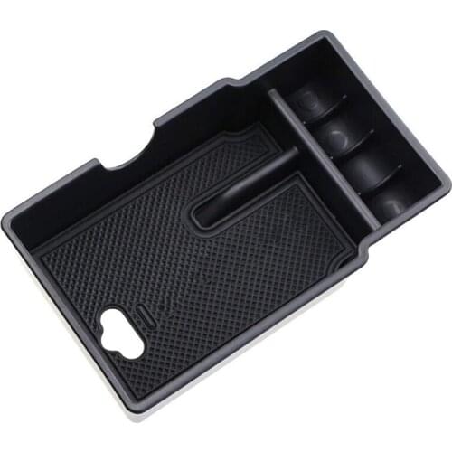 For Fiat 500X 2014- 2020 Car Styling Center Armrest Storage Box Glove Box Storage Box Accessories