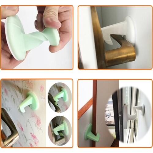 Silicone Door Stops Protection Door Stopper For Doors Safe Anti-collision Deurstopper Doors Holder Door Floor Stopper