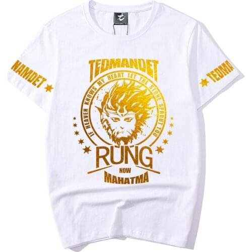 Summer New Man Hip Hop Oversize Cotton Short Sleeve Sporting T-shirt Fashion Anime Gojo Satoru Print Mens Black T Shirt Clothes