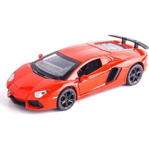Hot 1:32 scale wheel diecast germany bull logo metal model light sound Aventador S lp-740 Super sport car pull back vehicle toy