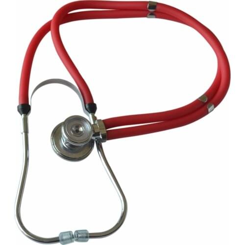 JTKENS Multifunction Dual Head EMT Clinical Stethoscope Medical Auscultation Device Estetoscopio Red Fonendoscopio