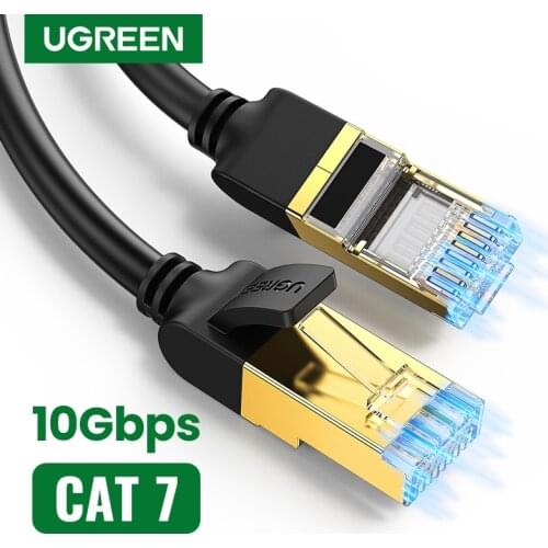 UGREEN Ethernet Cable RJ45 Cat7 Lan Cable UTP RJ 45 Network Cable for Cat6 Compatible Patch Cord for Modem Router Cable Ethernet