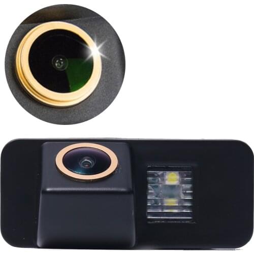 Gold Fisheye Lens 1280*720 Pixels Vehicle Reverse Backup camera for Ford C-MAX MK2 Grand Galaxy MK3 Fiesta Kuga Ecosport 2004-15
