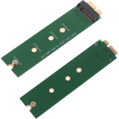 New 1Pc M.2 NGFF SSD to 18 Pin Extension Adapter Card for UX31 UX21 UX21E UX31A