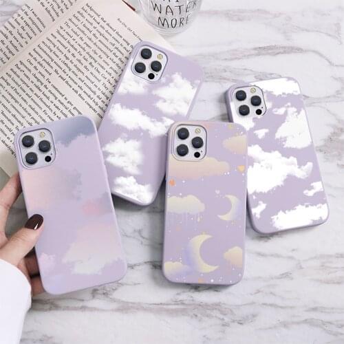 Fashion White Cloud Skull For Xiaomi Redmi Mi Note 10 10S 8T 4X 5 6 9 6A Poco F3 X3 M3 NFC K20 7A K30 10T Lite Pro Bumber Fundas