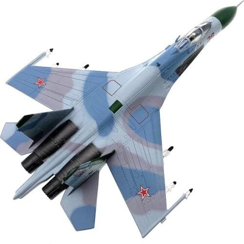 New Special 1:100 Soviet Air Force SU27K Flanker Fighter Su27 Aircraft Model Alloy Simulation Finished Product Collection Gift