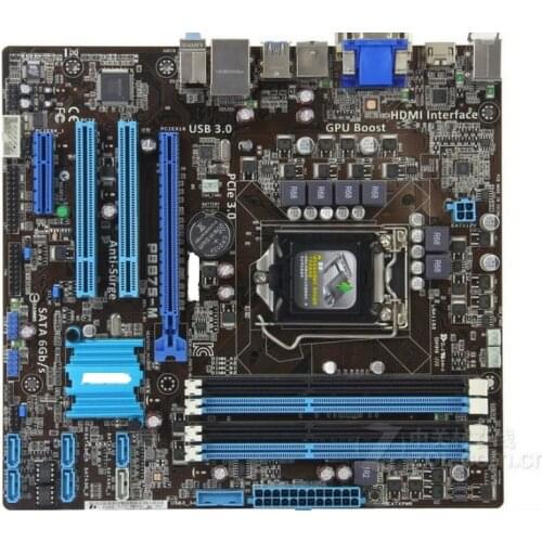 ASUS P8B75-M original mainboard DDR3 LGA 1155 USB2.0 USB3.0 32GB for 22/32nm cpu B75 used Desktop motherboard