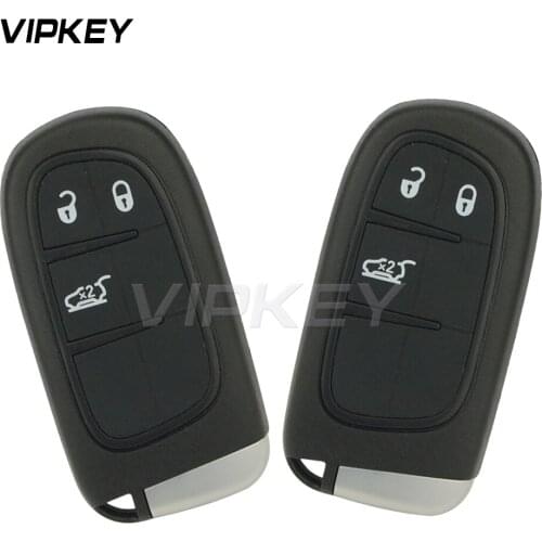 Remotekey 2pcs GQ4-54T 3 Button 434MHz for Dodge Chrysler Jeep Cherokee 2014 2015 2016 2017 Smart remote keyless entry key