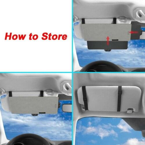 Car Sun Visor Extension Extender Shield Front Side Window Shade Anti-Glare Truck Car Accessories Windshield Sunshades