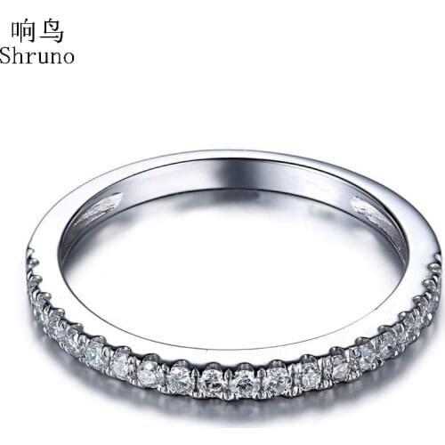 Sterling Silver 925 Round 0.3ct VVS/DEF Lab Grown Diamond Moissanite Ring For Women Engagement Wedding Trendy Fine Jewelry Gift