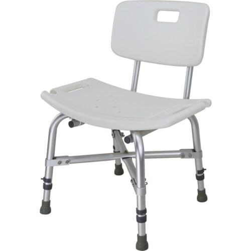 226kgs Bearing Bath Stool Aluminum Alloy, Non-Slip Bathroom Stool For Elderly /Pregnant Woman As Shower Chair Height Adjustable