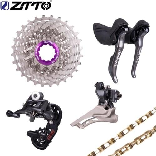 ZTTO EMPIRE 11 Speed Road Bike Groupset 11S Bicycle Shifter Rear Derailleur With Ultralight SLR 28T Cassette and Chain