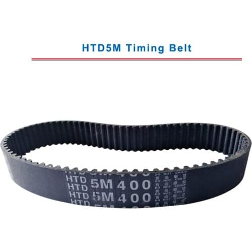 Timing belt HTD5M 400/405/410/415/420 circle-arc teeth belt width 15/20/25/30 mm teeth pitch 5mm