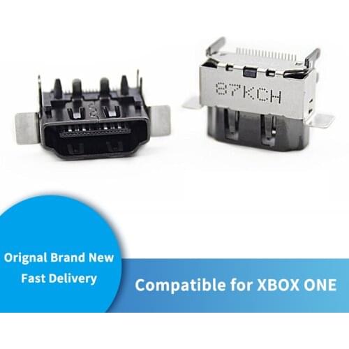 10/20PCS Original New 1080P HDMI-compatible Socket Port Parts Replacement for Microsoft Xbox One X Motherboard Repair