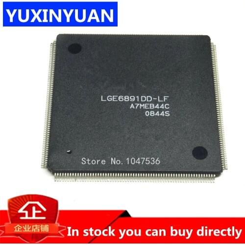 2pcs/lot LGE6891 LGE6891DD-LF LGE6891DD QFP LCD CHIP NEW IC IN STOCK