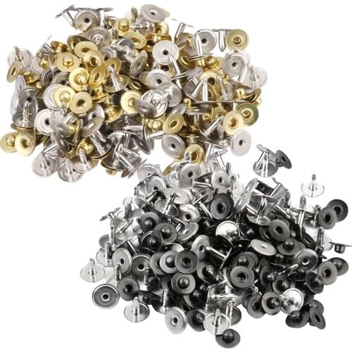 200 Sets Rivets Fasteners Studs Buttons Sewing Jean Denim Leather Craft 8mm