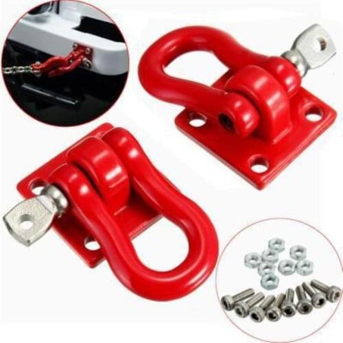 50% HOT SALES！！！A Pair 1/10 Scale Trailer Buckles Hooks Accessory for RC Truck Crawler Climber