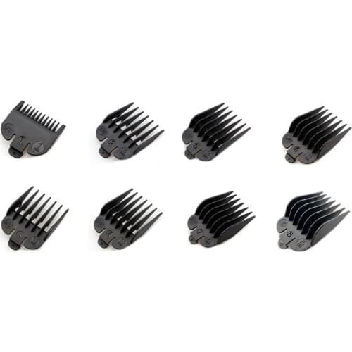 8 Pcs/set Electric Clippers Caliper Limit Comb Oil Head Clipper Combs