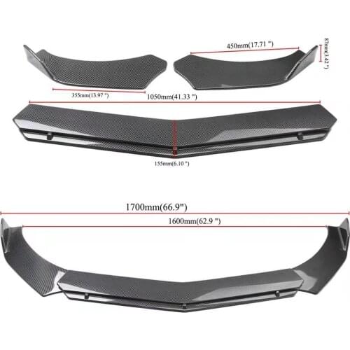 Car three-stage front shovel Modified GM front shovel with carbon pattern and small enveloping track