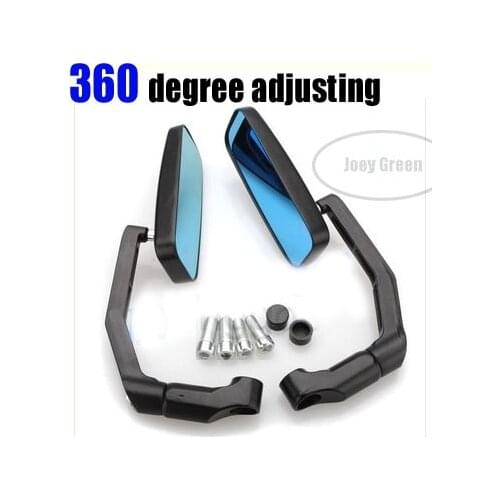 Free shipping, Scooter Motorcycle Rearview Mirrors aluminum rod scooter 360 adjustment
