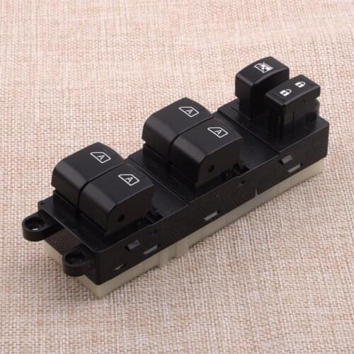 CITALL Black 25401-EH100 Car Front Left Driver Side Master Power Window Switch Fit for Infiniti M35 M45 2006 2007