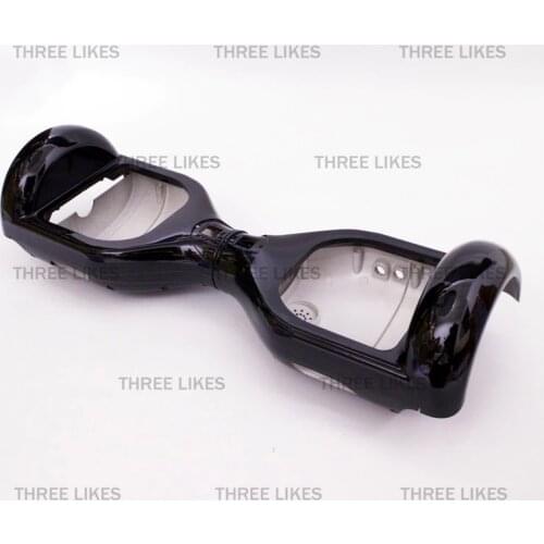 Black Replacement Accessories Hoverboard Plastic Shell Cover Case for 6.5 Inches Self Balancing 2 Wheels Electric Scooter Parts