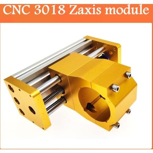 CNC3018 Zaxis module Spindle Hole 52mm Aluminum Sliding Table Engraving Machine Accessories Apply Nema17/52 42/57 Stepper motor