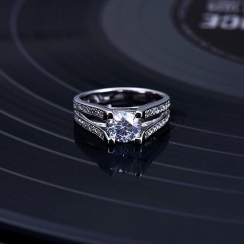 Designer Fashion 925 Sterling Silver Jewelry 3A Cubic Zirconia Party Ring